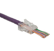 Vertical Category 6A Feed Through Plug, Unshielded