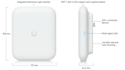 Ubiquiti U7 Pro Outdoor All-Weather WiFi 7 Access Point