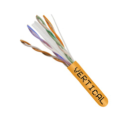 CAT6 CMR Cable, Solid Bare Copper - 1000ft Pull Box