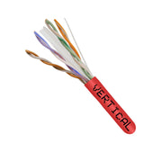 CAT6 CMR Cable, Solid Bare Copper - 1000ft Pull Box