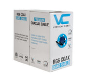 RG6 Quad Shield Coaxial Cable - 1000ft (Black)