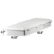 On-Q Plastic Enclosure with Trim Ring & Hinged Cover