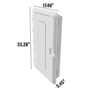 On-Q Plastic Enclosure with Trim Ring & Hinged Cover