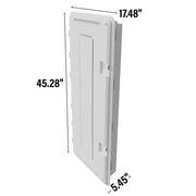 On-Q Plastic Enclosure with Trim Ring & Hinged Cover