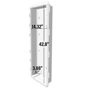 On-Q Plastic Enclosure with Trim Ring & Hinged Cover