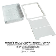 On-Q Dual-Purpose In-Wall Enclosure with Cover