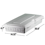 On-Q Plastic Enclosure with Trim Ring & Hinged Cover