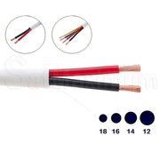 18/4 CCA Speaker Cable - 500ft (White)