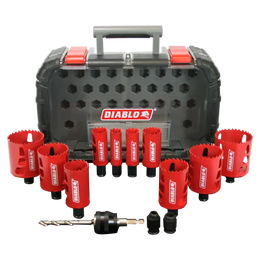 Diablo 14 pc General Purpose Bi-Metal Hole Saw Set