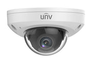 UNV 4MP LightHunter IR Fixed Mini Dome Camera, WDR, Mic (2.8mm)