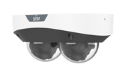 UNV 2x4MP LightHunter MultiView Fixed IR Dome Camera