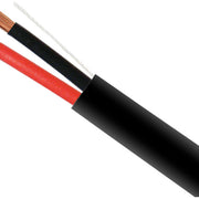 16/4 Direct Burial Speaker Cable - 500ft Wooden Spool (Black)