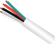 22/4 Alarm-Security Cable - 1000ft Pull Box (White)