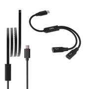 AVA USB-C Splitter Cable, USB-C Male to 2x USB-C Female