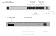 Ubiquiti USW-PRO-24-POE 24-Port Layer 2/3 Switch, 400W