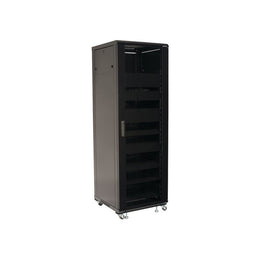 DynoTech 27U Floor Rack Cabinet, Front Glass
