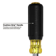 Klein Tools 32500 11-in-1 Screwdriver/Nut Driver with Cushion Grip