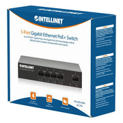 Intellinet 5-Port Gigabit Ethernet PoE+ Switch