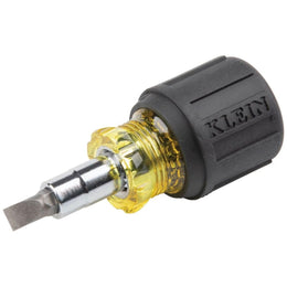 Klein Tools 32561 Std. Stubby Screwdriver/Nut Driver with Cushion Grip. 6 in 1 Tool..Final Sale