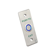 DynoTech Push Button with LED, Stainless Steel, 35mm/90mm