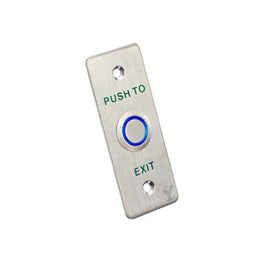 DynoTech Push Button with LED, Stainless Steel, 35mm/90mm