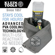 Klein Tools Gray Cooling Towel GL0420