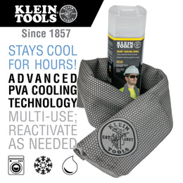 Klein Tools Gray Cooling Towel GL0420