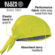Klein Tools Cooling Do Rag Yellow 2 Pack