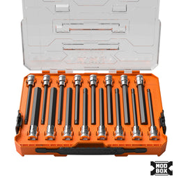 Klein Tools 16 PC Long HBS SAE + MET