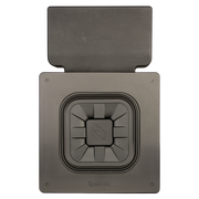 Tremor in-wall subwoofer with..sealed enclosure, 10“ woofer,..250W, 8 ohms, includes white..paintable grill and bass enhancer.