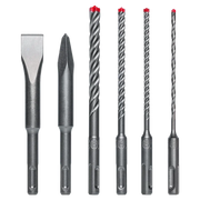 Diablo 6pc SDS-Plus Rebar Demon™ 4-Cutter Full Carbide Head Hammer Drill Bit & Chisel Set (6-pc)