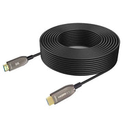 8K HDMI Active Fiber Optic Cable, 2.1V Certified (Black)