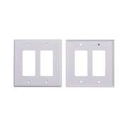Dynotech Double-Gang Decora Wallplate