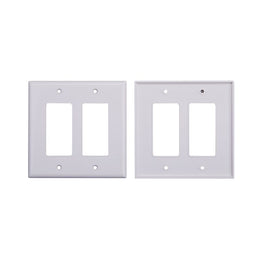 Dynotech Double-Gang Decora Wallplate