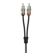 Twisted Pair RCA Cable - 3ft (Black)