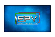 EPV EDGE FREE Acoustically Transparent Fixed Frame Screen, Ultra-thin black aluminum bezel, Sonic AT8 ISF Front Projection Material, LED Kit included