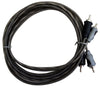 Twisted Pair RCA Cable - 6ft (Black)