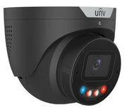 UNV 8MP Tri-Guard 3.0 Turret Camera, 2.8mm, Red & Blue Light