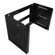 DynoTech 8U Foldable Wall Cabinet, Adjustable Depth