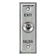 Seco-Larm SD-7101KBPE1Q Push-to-Open Exit Button, Stainless Steel