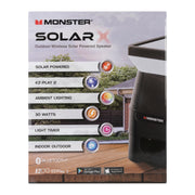 Monster Solar Outdoor wireless solar powered speaker