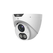 UNV 4MP Light & Audible Warning Fixed Eyeball Camera, Two-Way Audio