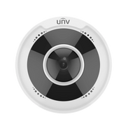 UNV 5MP Fisheye Fixed Dome Camera, Two-Way Mic
