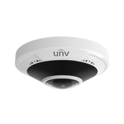 UNV 5MP Fisheye Fixed Dome Camera, Two-Way Mic