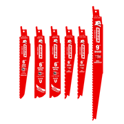 Diablo Bi-Metal Reciprocating Saw Blade Set for Wood and Metal Demolition (6-pc)