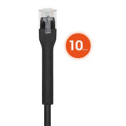 Cat6 U/UTP FlexiBoot Slim Network Patch Cable, 10-Pack