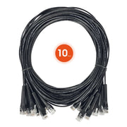 Cat6 U/UTP FlexiBoot Slim Network Patch Cable, 10-Pack