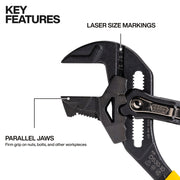 Klein Tools Plier Wrench 2-in-1 reversible Jaw