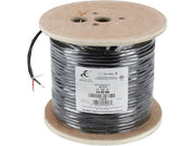 14/2 Outdoor Speaker Cable - 500ft Spool, ETL (Black)