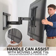 Sanus Advanced Full-Motion 4D + Shift TV Wall Mount, 42